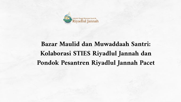 Bazar Maulid dan Muwaddaah Santri: Kolaborasi STIES Riyadlul Jannah dan Pondok Pesantren Riyadlul Jannah Pacet